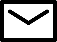 Closed Envelope Outline Icon Svg Set, Free Vectors File